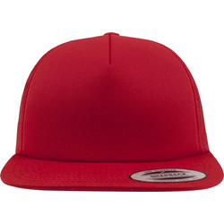 Flexfit Foam Trucker Καπέλο Jockey Υφασμάτινο Κόκκινο