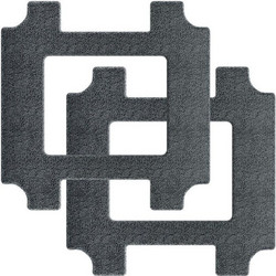 MOVA Cloth, σετ 2 τεμαχίων (ανοιχτό γκρι) - (NCCB2-W)