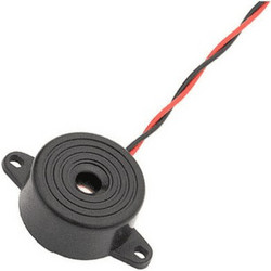 Buzzer 12V με συνεχή τόνο FY248 μαύρο