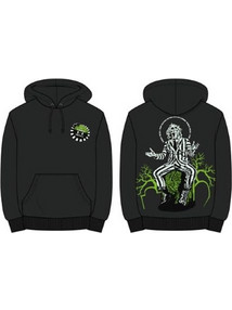 Beetlejuice Hooded Sweater Front Back World Tour Size S