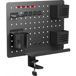 Activejet APB-002B desk organiser - rotating perforated board, matt black APB-002B