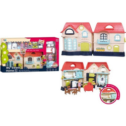 Zita Toys Κουκλόσπιτο Μεγάλο με Έπιπλα 008.221