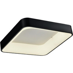 Inlight 42173 Μεταλλική Πλαφονιέρα Οροφής Μαύρη
