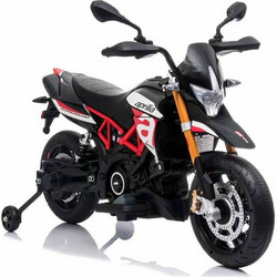 Aprilia Dorsoduro Ηλεκτροκίνητο Παιδικό Μηχανάκι 12V Μαύρο Κόκκινο