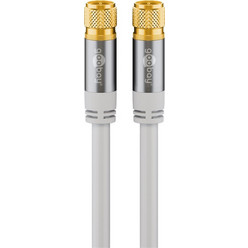 Goobay Satellite Cable F-Connector male - F-Connector male 10m (70653)