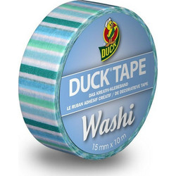 Duck Washi Tape 15mm x 10m Blue Stripes