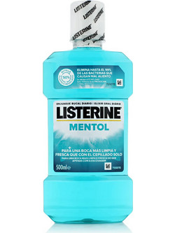 Listerine Mentol Στοματικό Διάλυμα Κατά της Πλάκας 500ml