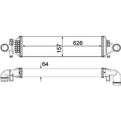 Mahle Ψυγείο Αέρα Υπερπλήρωσης - Ci 480 000P