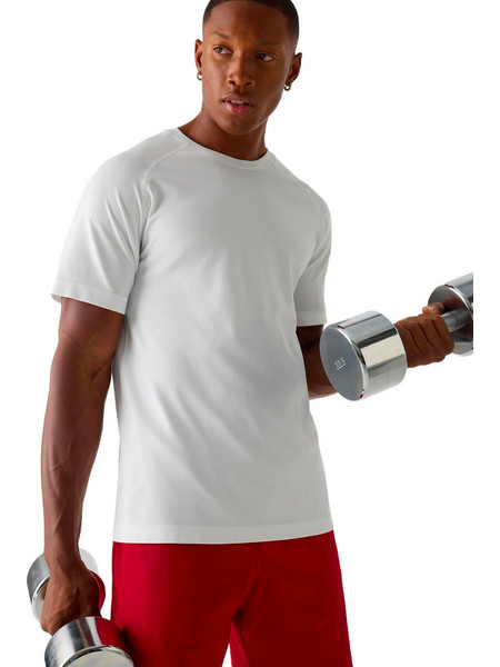 FABLETICS THE TRAINING DAY TEE MFT006-SS2039655-3570-CLASSIC WHITE Λευκό