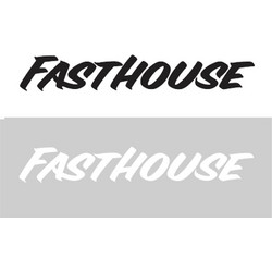 Fasthouse Vinyl Decal, Black - 9"