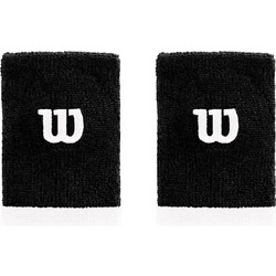WILSON EXTRA WIDE W WRISTBAND WRA733519-BK/WH/W Μαύρο