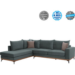 FreeBox Καναπές Αριστερή Γωνία Πράσινο Mint 290x235x94cm FB93253.07L
