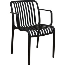 PARMA-S BLACK ΠΟΛΥΘΡΟΝΑ ΠΟΛ/ΝΙΟΥ 56X56X79εκ