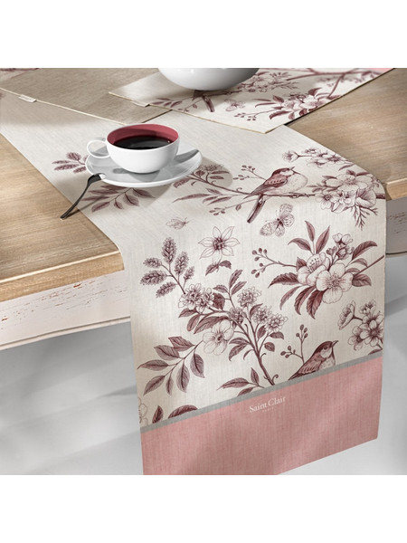 Αλέκιαστη Τραβέρσα 2 Όψεων (40x160) Saint Clair Τρ.26 Pink
