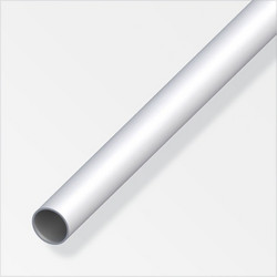 ALFER 575002.0005 Σωλήνας Αλουμινίου Στρογγυλός 6x1mm Ασημί Συνολικού Μήκους 1m