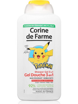 Corine De Farme Shower Gel 3 in 1 Παιδικό Σαμπουάν & Αφρόλουτρο 500ml