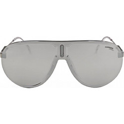 Carrera Superchampion 6LB Ανδρικά Γυαλιά Ηλίου Oversized Μεταλλικά Ασημί με Γκρι Polarized Φακό