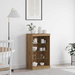 Πλευρικό Τραπέζι LED Artisan Oak 60,5 x 37 x 100 εκ 863046