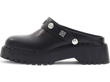 Guess γυναικεία mules Wenna - FLTWNEELE01 Μαύρο