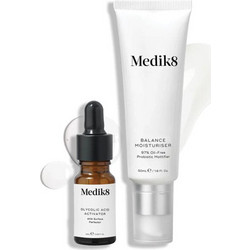 Medik8 Balance Moisturiser 50ml + Glycolic Acid Activator 10ml