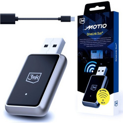 3mk DriveLink Duo(TM) - Ασύρματος Adapter CarPlay & Android Auto (Wi-Fi 6, Bluetooth 5.4)