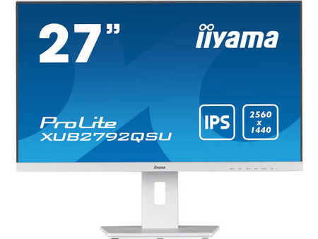 iiyama ProLite XUB2792QSU-W5 IPS Monitor 27" 2560x1440 QHD 75Hz 5ms