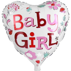 Μπαλόνι Foil Μεταλλιζέ Baby Girl 46cm Homie 116981