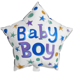 Μπαλόνι Foil Μεταλλιζέ Baby boy 46cm Homie 116982