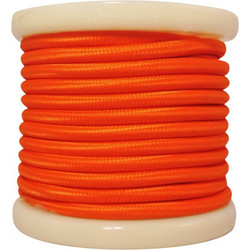 EL330026 | EL330026 | Textile Cable 2x0.75mm ρολλό 10mt - Πορτοκαλί Γυαλιστερό