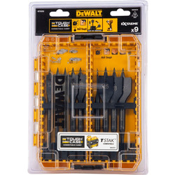 Dewalt Holzbohrer - Τρυπάνια ξύλου DT70751-QZ Holz-Frasbohrer-Set 9-tlg