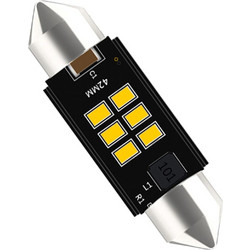 VenCore 3216-10157 - C5W Festoon CanBus Gen4 42mm - Λάμπα LED Σωληνωτή για Βάση C5W 42mm Festoon CanBus Gen4 6 SMD 3020 2W 310 Lumen 8-48 Volt Θερμό Λ