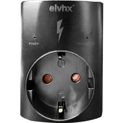 ELP38102 | ΑΝΤΑΠΤOΡ ΠΡΟΣΤΑΣΙΑΣ ΥΠΕΡΤΑΣΕΩΝmax3500W SCHUKO-1Θ SCHUKO IP20 ΜΑΥΡΟ - Elvhx 28734