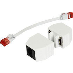 Αντάπτορας Δικτύου Allnet TP-TP CAT6A Buchse 1:1 8-pol. RJ45 magnetic PoE up to 10GBit