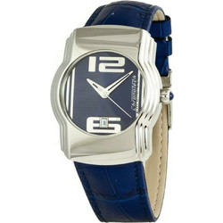 Chronotech Γυναικείο Ρολόι με Μπλε Δερμάτινο Λουράκι CT7279B-09
