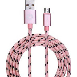 Καλώδιo USB Garbot Grab&Go 1 m A Micro-USB B Pink (C-05-10196)
