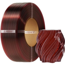 Creality CR-PETG Transparent Wine Red - No Reel- 3D Printer Filament, Hard Glossy, 1 kg (3301030148)