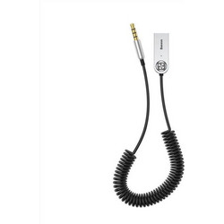 Baseus Cable 3.5mm male AUX, Wireless Bluetooth 5 45cm (CABA01-01)