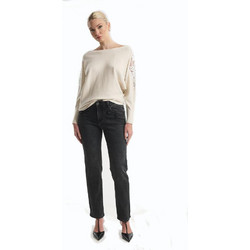 Fibes Fashion Γυναικεία Πλεκτή Μπλούζα 03-7576