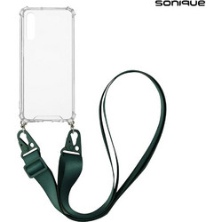 Sonique Armor Clear Back Cover Dark Green (Huawei P20 Pro)