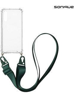 Sonique Armor Clear Back Cover Dark Green (Huawei P20 Pro)