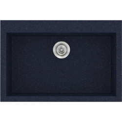 Sanitec Classic 338 Υποκαθήμενος Νεροχύτης Γρανίτη Ματ Granite Blue 70x50cm