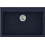 Sanitec Classic 338 Υποκαθήμενος Νεροχύτης Γρανίτη Ματ Granite Blue 70x50cm