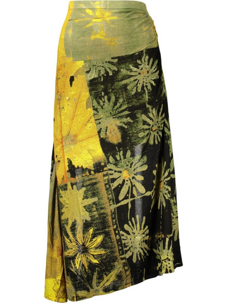 Desigual Μακριά Φούστα Floral 26WWFF03