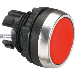 Osmoz non illuminated spring return head - flush - red