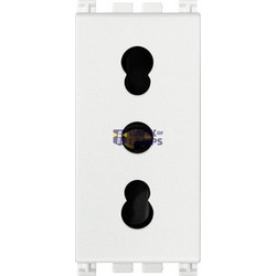 2P+E 16A P17/11 outlet white