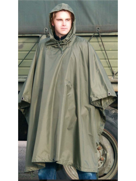 Αδιάβροχο Poncho Νυχτερίδα Στρατού Χακί