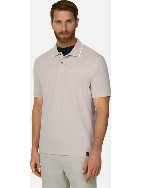 Boggi Milano Ανδρική Μπλούζα Polo Κοντομάνικη Μπεζ BO26A114903
