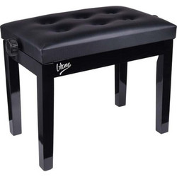 V-TONE LAWA 1 BK - height-adjustable piano bench, black 5908249816664