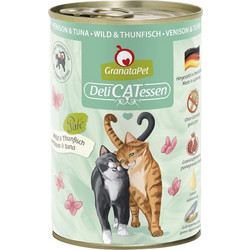 GranataPet Delicatessen Adult Grain Free Pate with Venison & Tuna 800gr