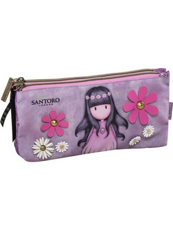 Santoro Gorjuss Oops a Daisy Κασετίνα Μωβ 187353